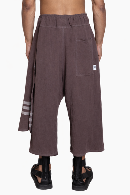 ARI-HAKAMA 3LINE BROWN