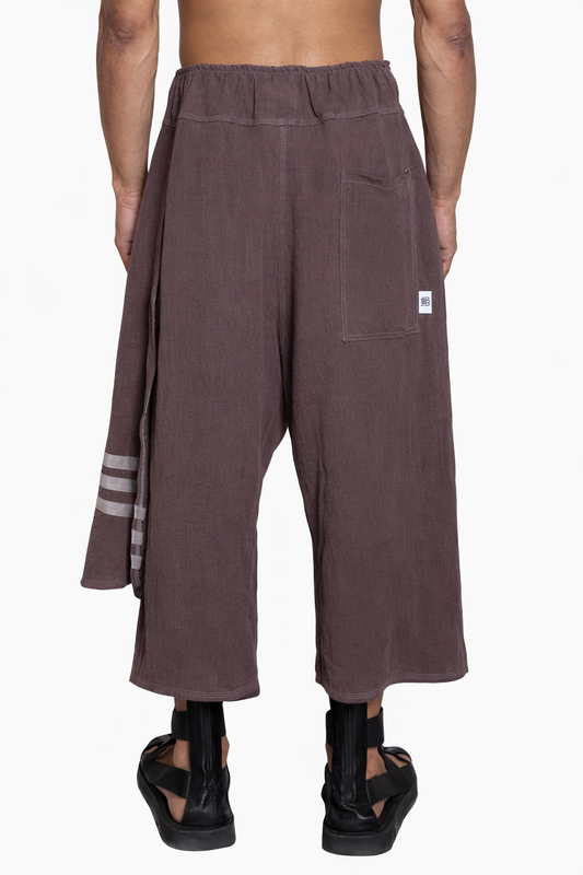 ARI-HAKAMA 3LINE BROWN