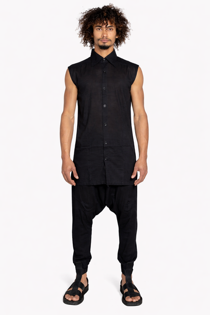 SHITSU.CO SLEEVELESS BLACK