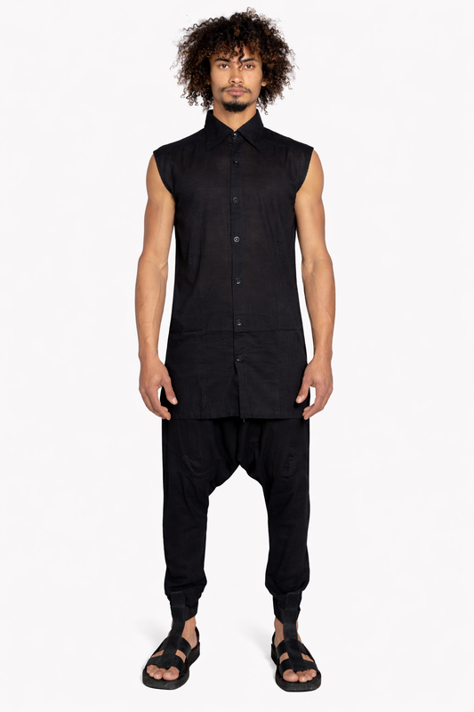 SHITSU.CO SLEEVELESS BLACK