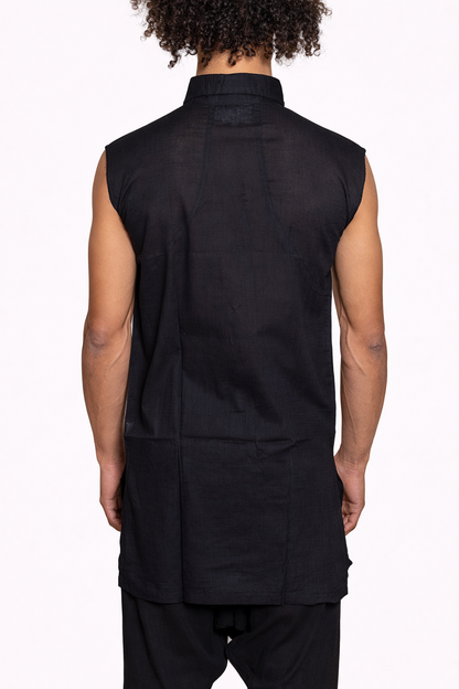 SHITSU.CO SLEEVELESS BLACK